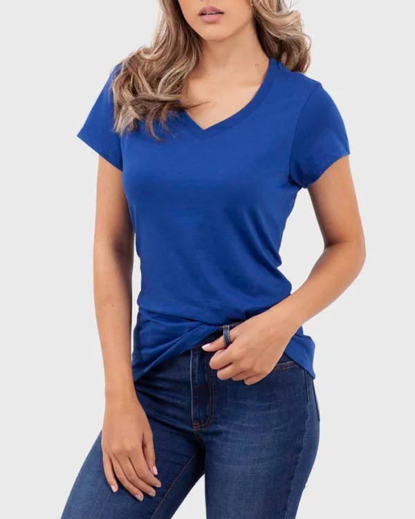 PEPE Blusa cuello en V (Variedad de colores)  para Dama